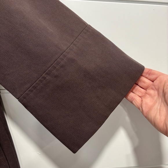 Kookai lined 3/4 sleeve cotton jacket size 34 - Picture 3 of 16